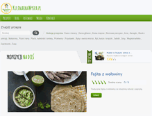 Tablet Screenshot of kulinarnawyspa.pl